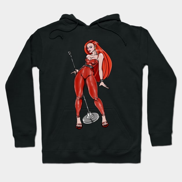 Jessica Rabbit Hoodie by MauryAraya316